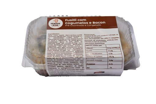 Imagem de Fusilli com cogumelos e Bacon